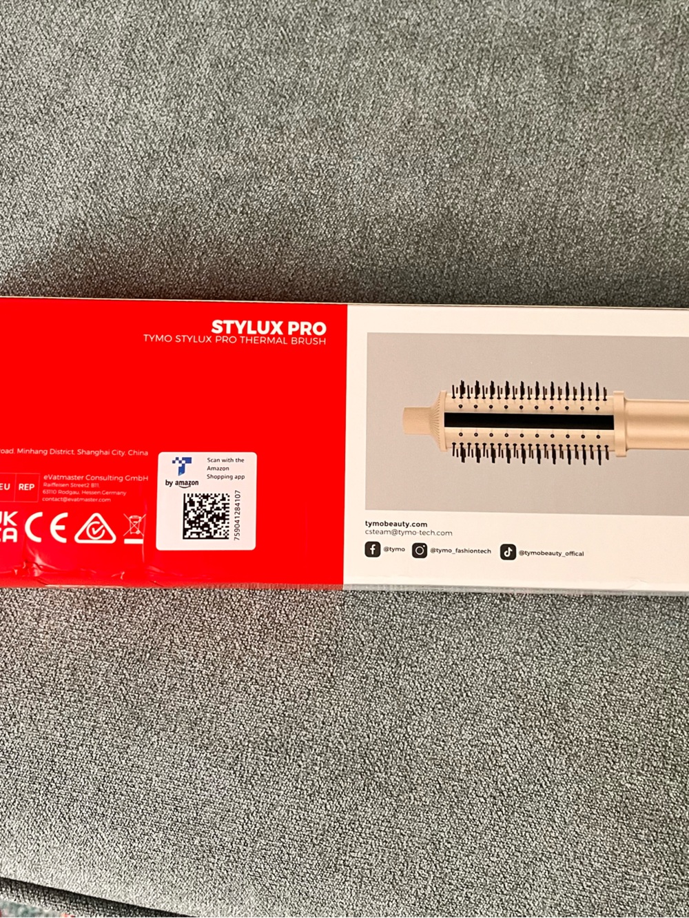 STYLUX PRO Gold Thermal Round Brush for Women